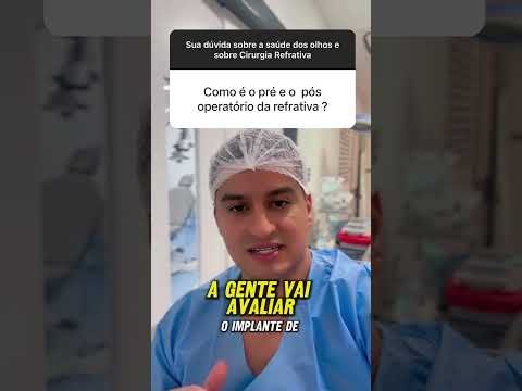 Como é o pré e pós de Refrativa? #cirurgiarefrativa #miopia #astigmatismo #hipermetropia