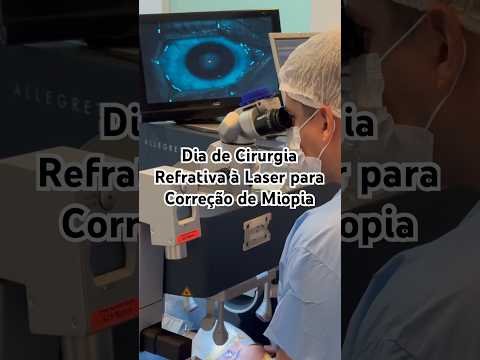 Dia de Cirurgia Refrativa à Laser. #cirurgiarefrativa #miopia #astigmatismo #hipermetropia #oculos