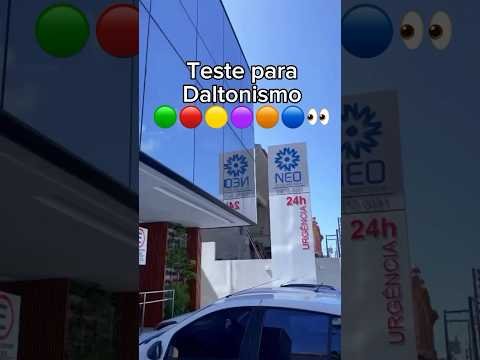 Teste para Daltonismo. Será que vc enxerga todas as cores? #daltonismo #olhos #oftalmologia