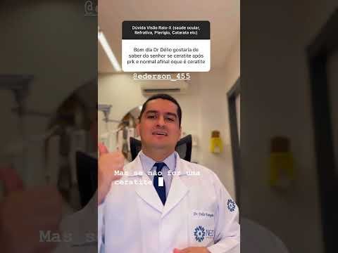 Ceratite após cirurgia refrativa é normal? #cirurgiarefrativa #ceratite