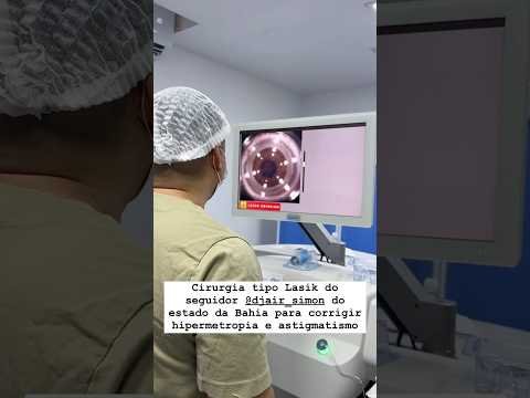 Vc já viu como é a refrativa tipo Lasik moderna com os Lasers: Femtosecond Laser e Excimer Laser ?