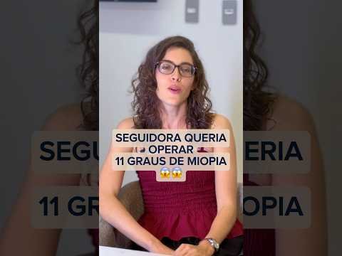 Seguidora operada de Refrativa com Lente Fácica nos 2 olhos.