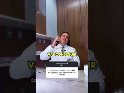 Pode fazer a cirurgia refrativa depois dos 40 anos?
