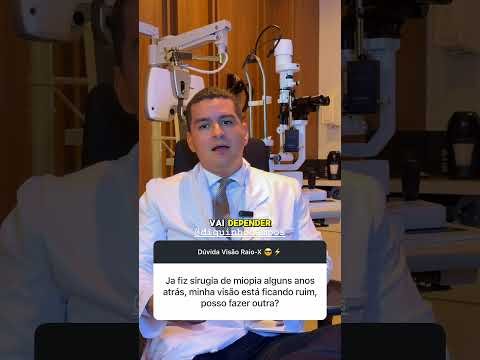 Cirurgia refrativa: visão ficando ruim novamente